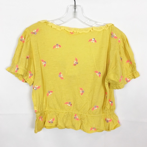 Free People Women's Full Bloom Top Sun Drop S New - Picture 3 of 7